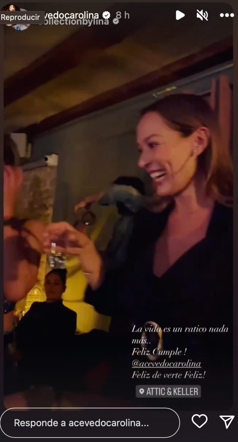 Carolina Acevedo MasterChef en su cumpleaños número 44