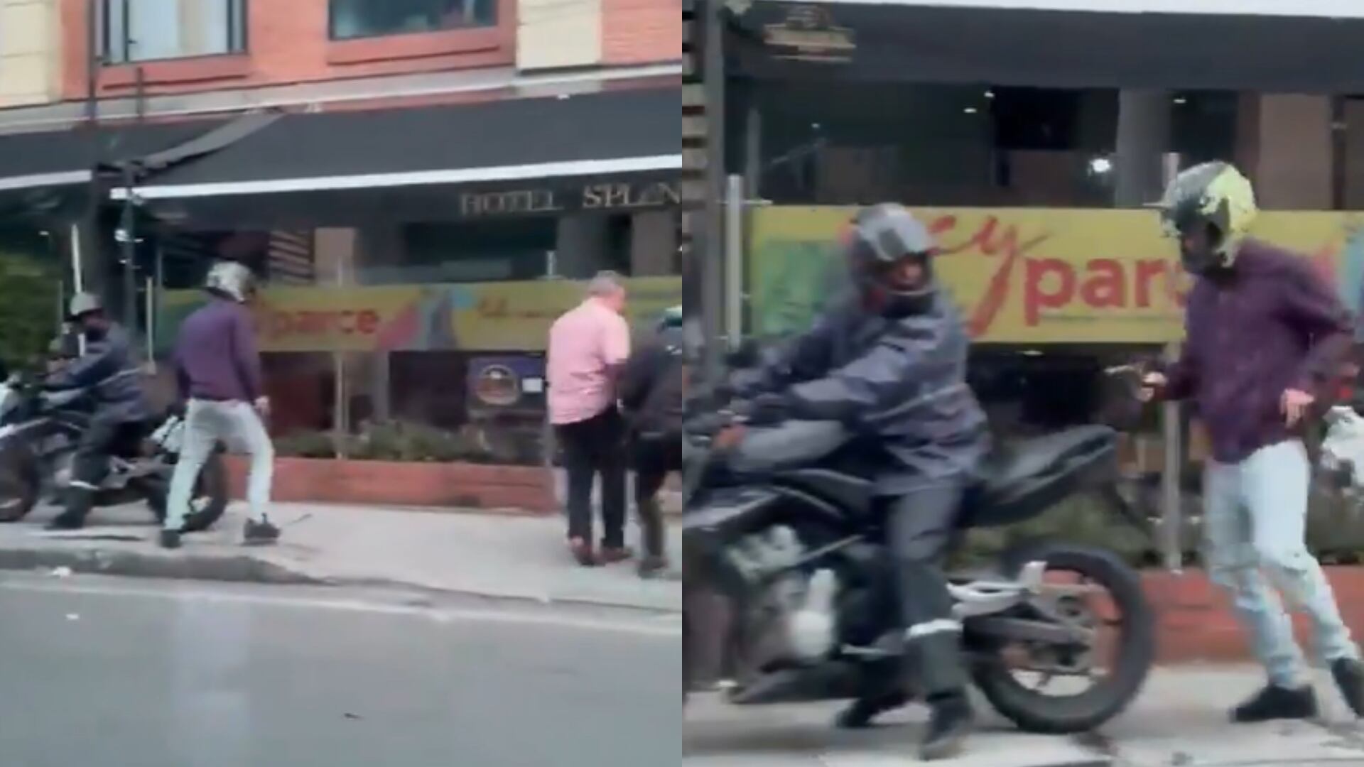 Robo a ciudadano en Bogotá.