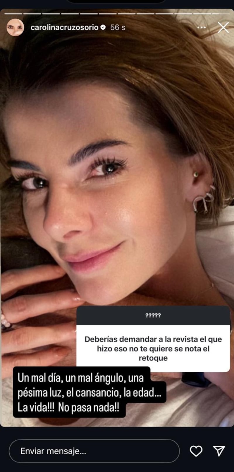 Carolina Cruz de Día a día