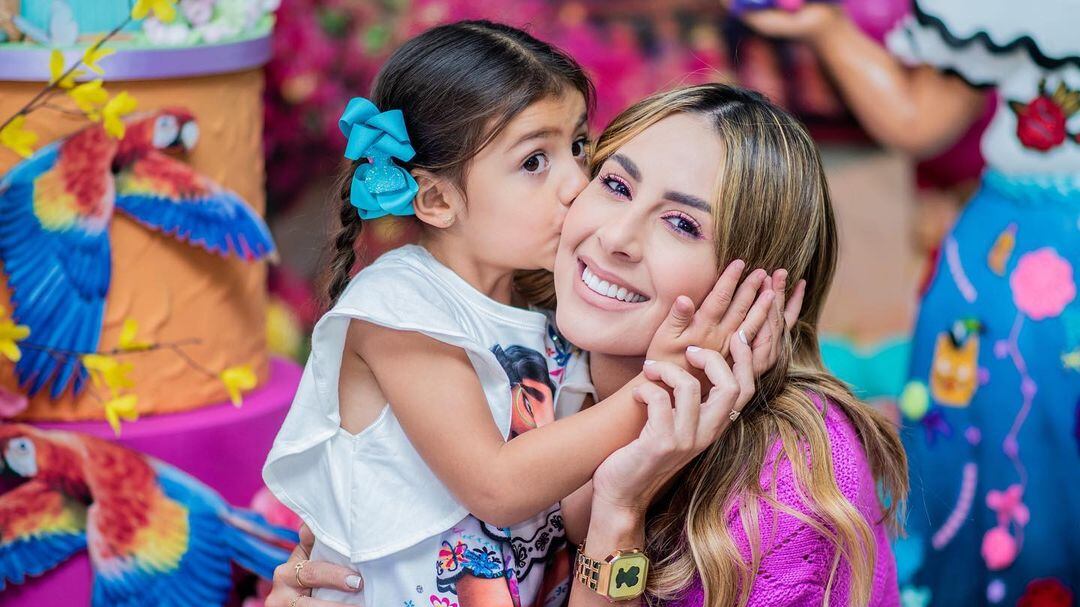 Carolina Soto no dejó pasar por alto ningún detalle en la celebración de los cuatro años de Violette.
