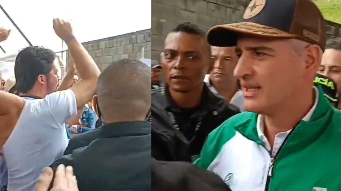 Gobernador de Antioquia fue abucheado en Támesis