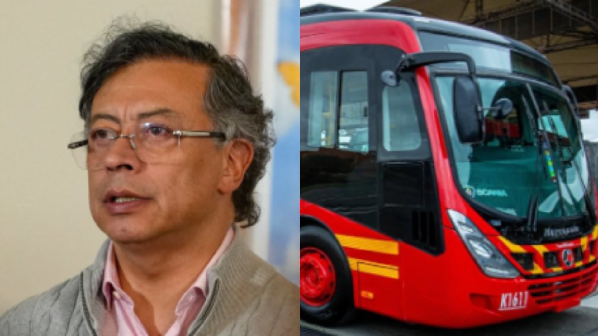 Petro culpó a TransMilenio por la mala calidad del aire en Bogotá.