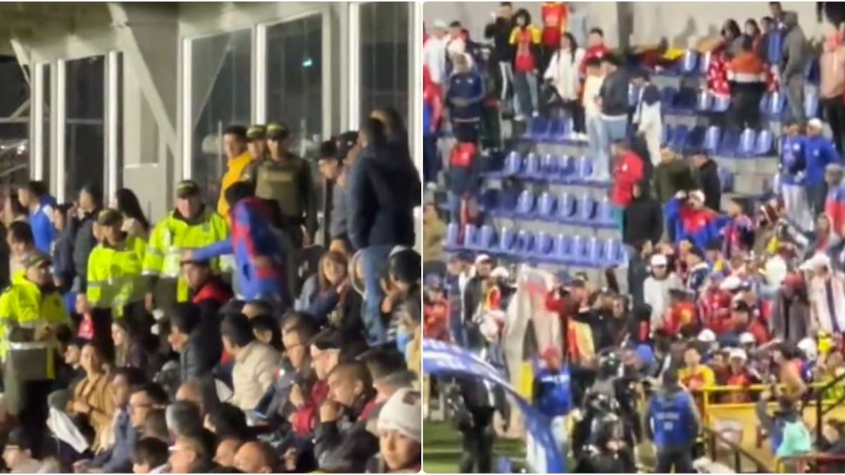 Partido Pasto vs Once Caldas terminó en escándalo y casi hay puños entre jugadores e hinchas