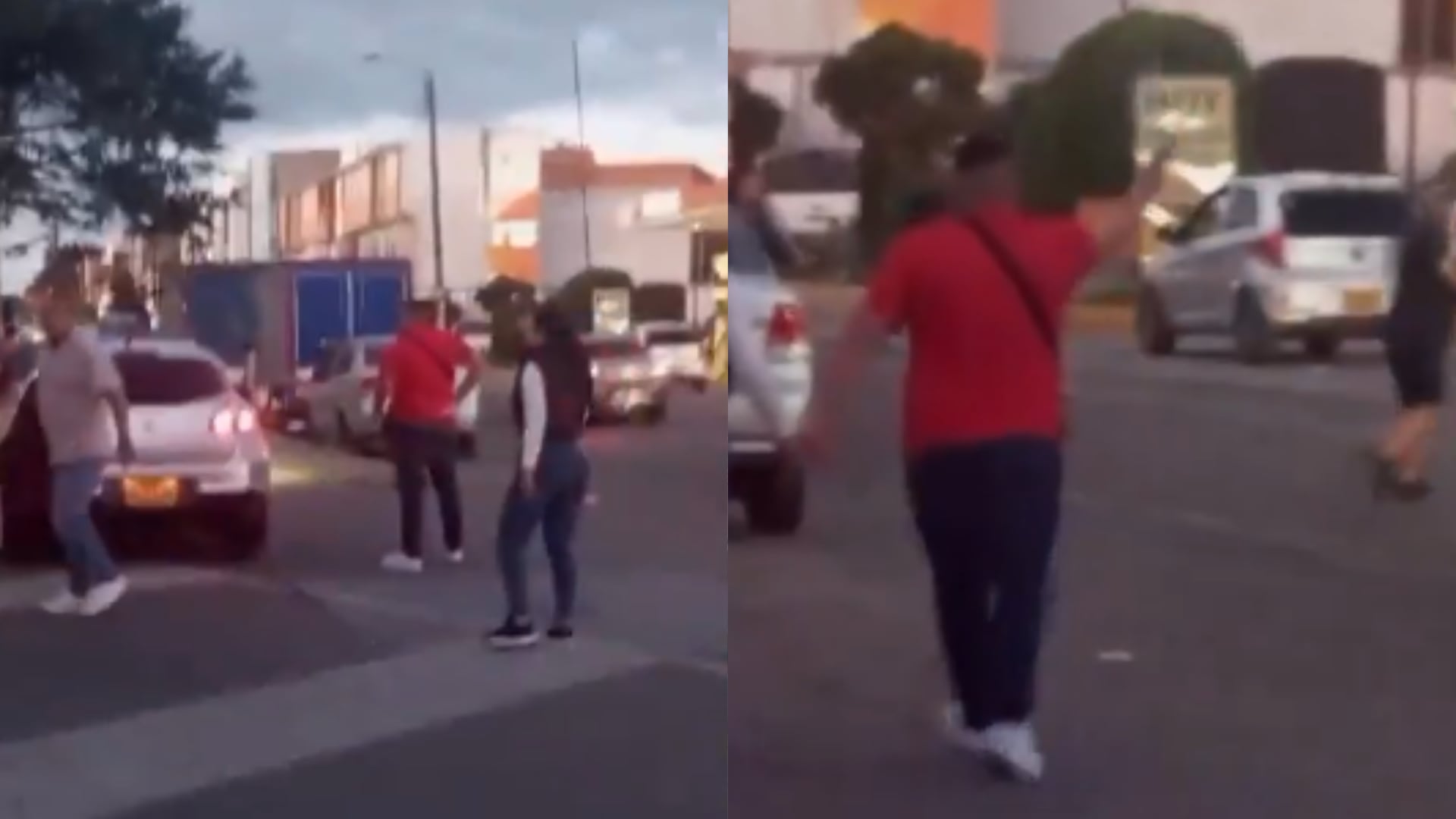 Conductores se enfrentaron en Engativá