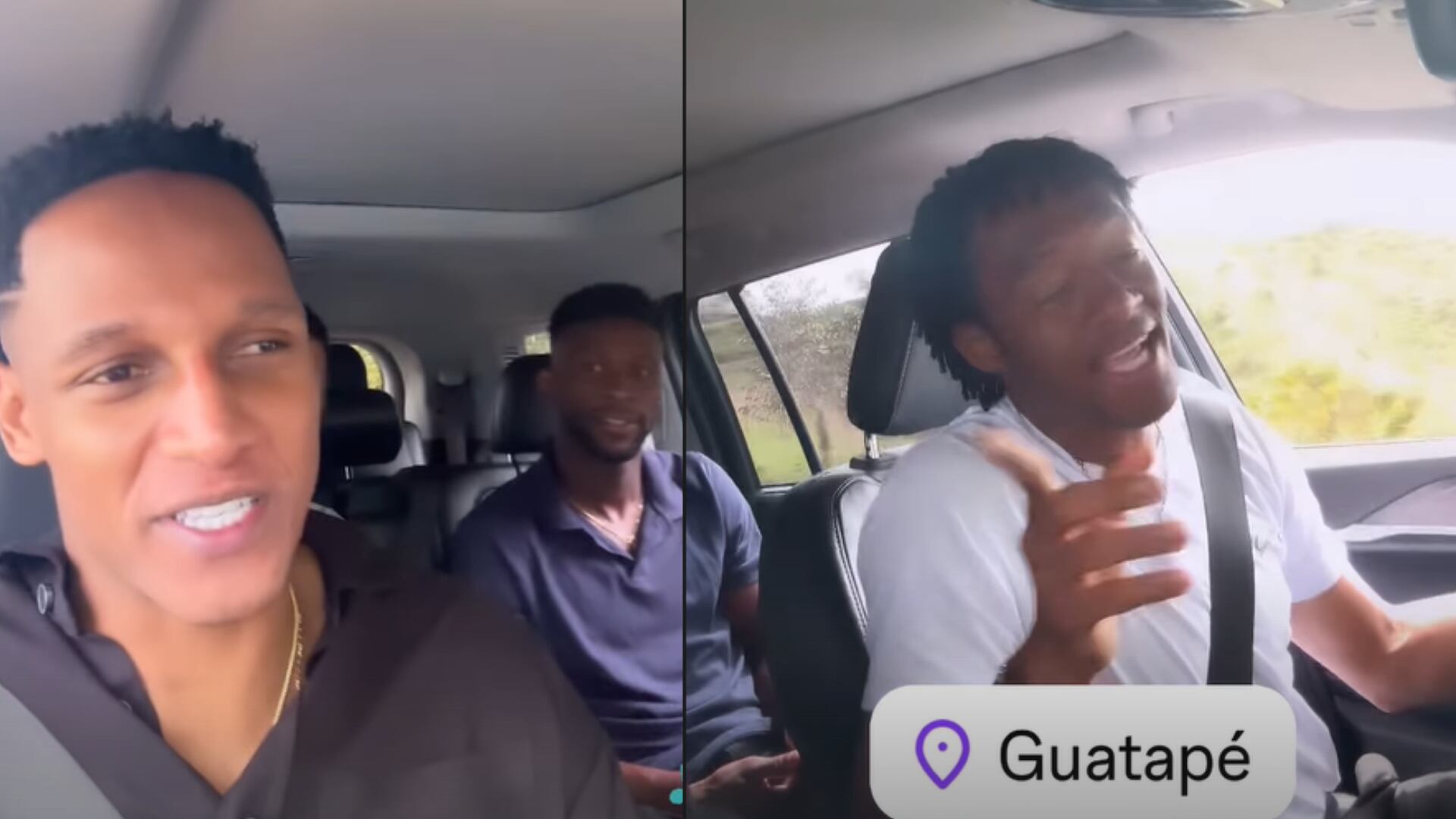 Lerma no sabía ‘dónde meterse’ mientras Mina y Cuadrado improvisaban su nuevo rap