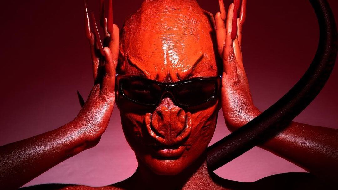 Andrea Valdiri se transformó en un verdadero monstruo para sorprender a todos y erizó la piel a más de uno.