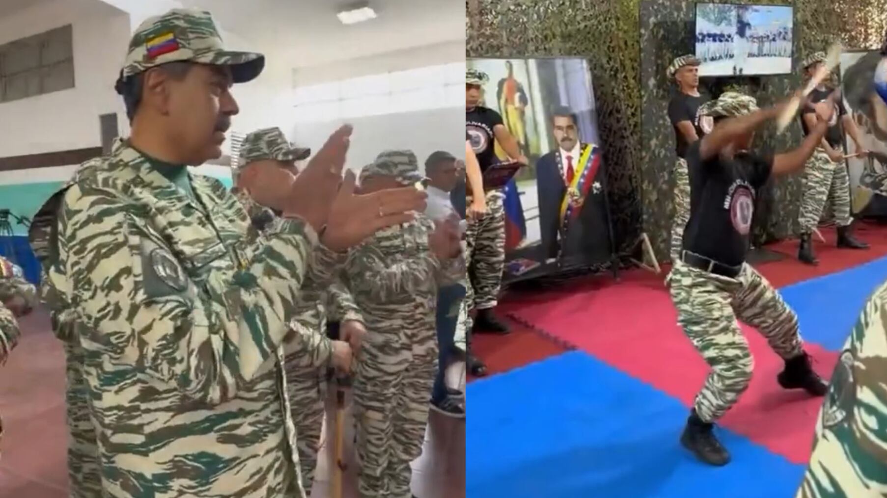 Ejército venezolano entrena artes marciales ante amenaza militar de EE. UU.