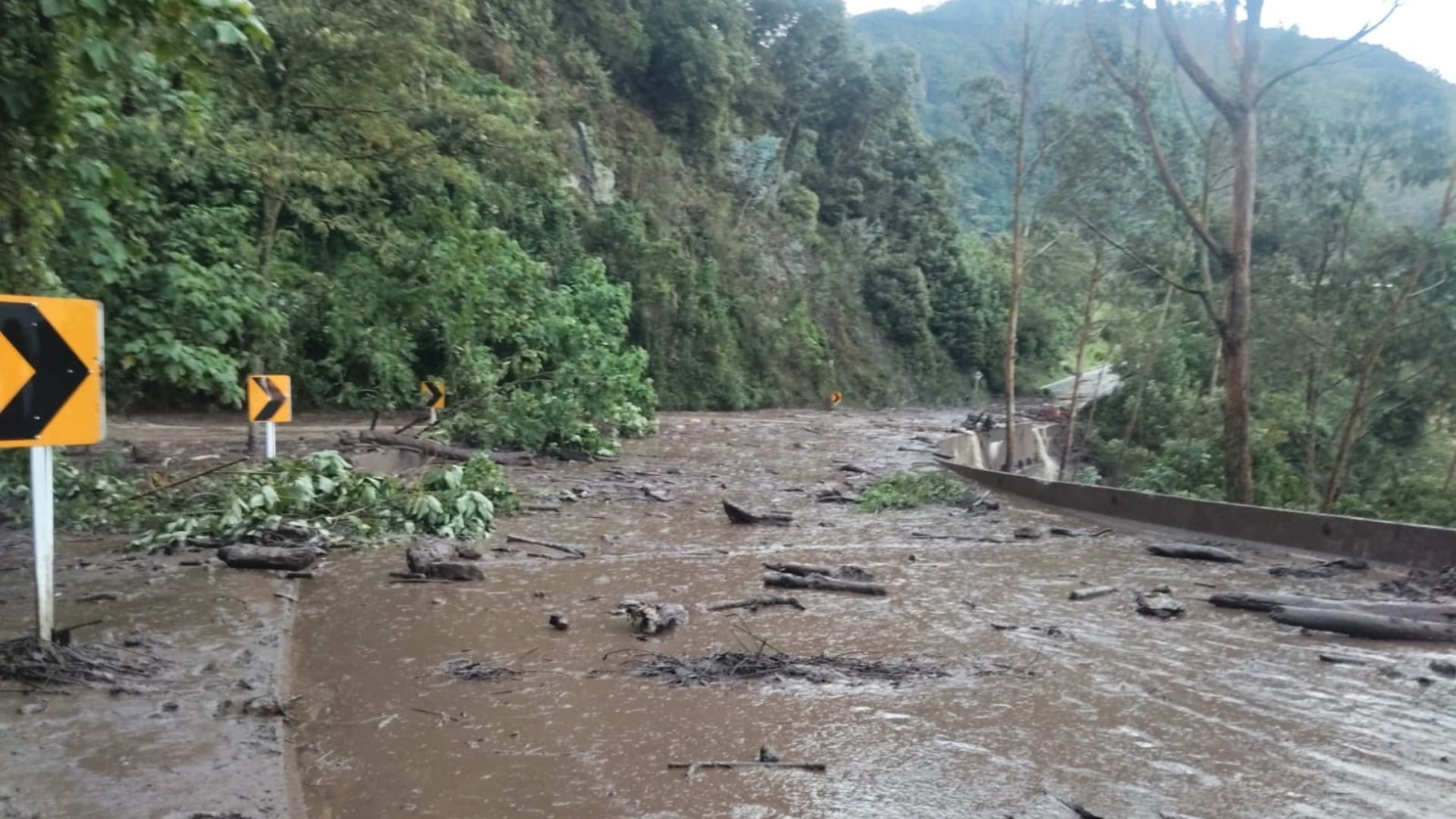 Emergencia por lluvias en Cundinamarca.