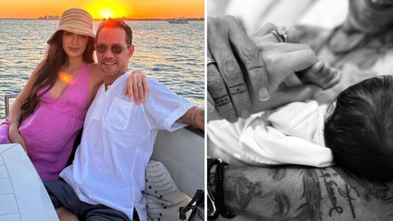 Nadia Ferreira, joven esposa de Marc Anthony, enterneció las redes con el primer video de su ‘retoñito’