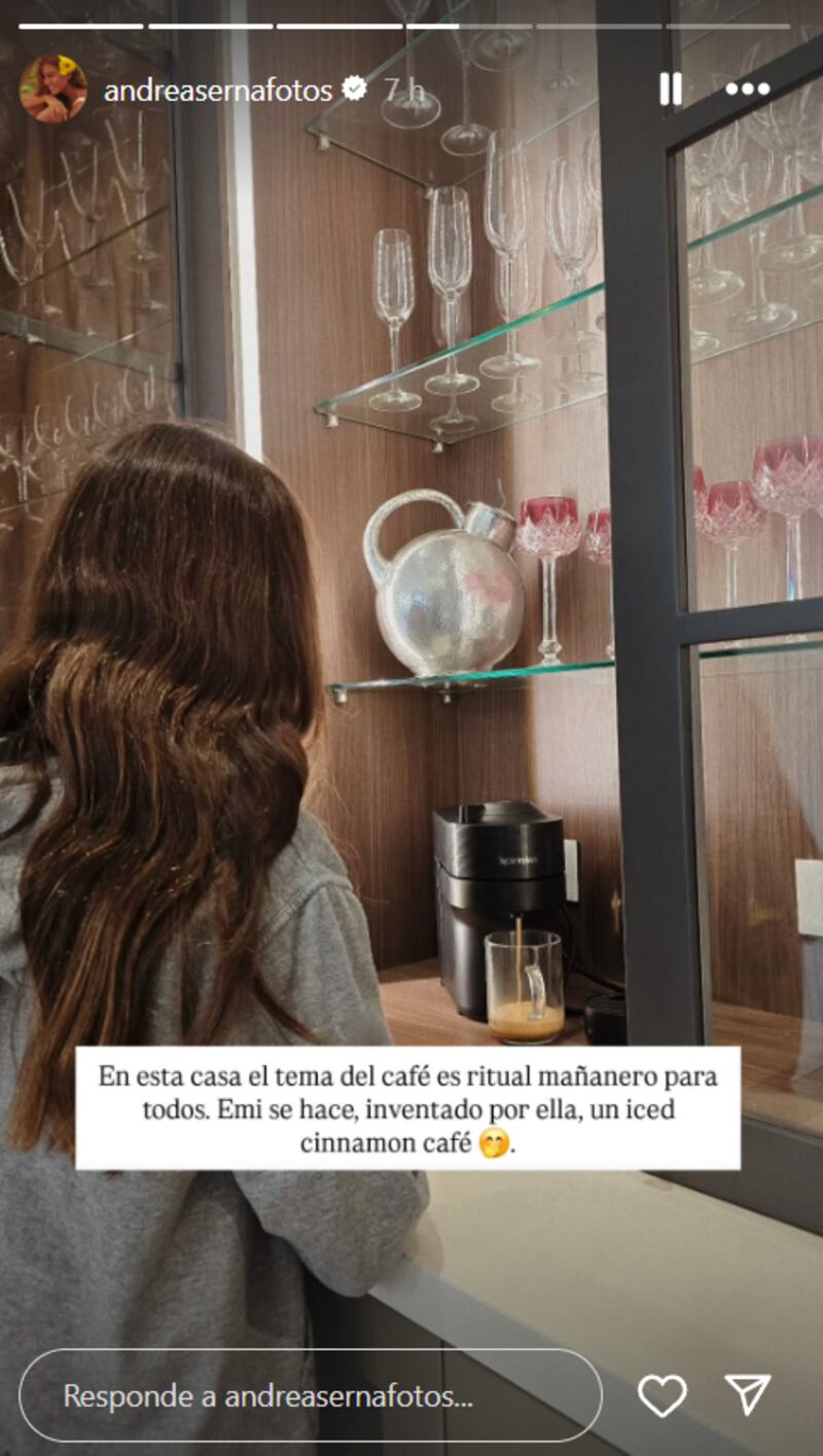 Andrea Serna compartió ritual que hace diariamente en su hogar
