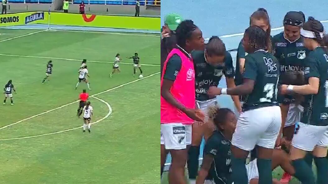 Gol de Jorelyn Carabalí para el Cali en la Copa Ídolas 2022