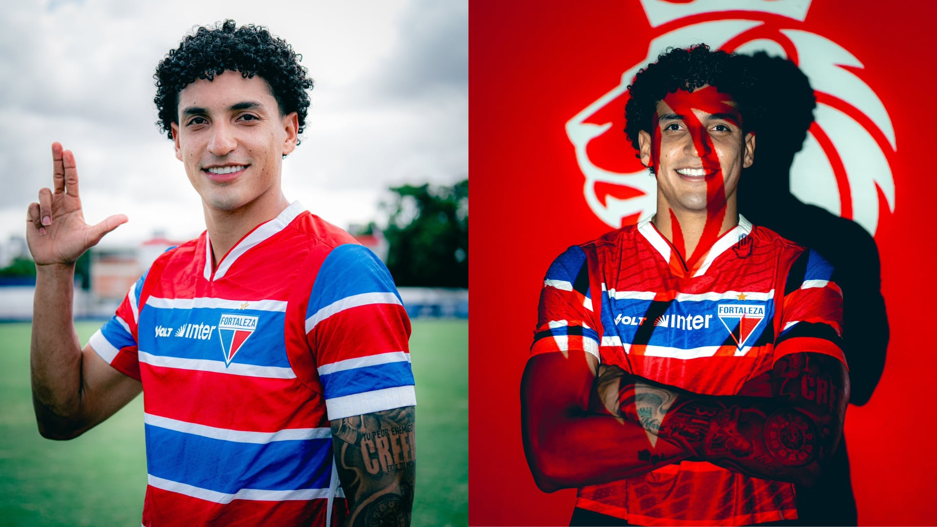 Gabriel Fuentes ya fue presentado en su nuevo club - Fotos: Fortaleza Esporte Club tomadas el 14 de febrero del 2026