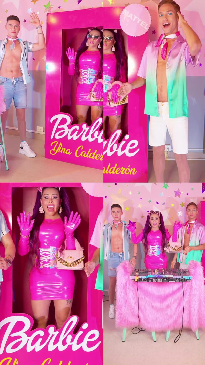 Yina Calderón se une al furor de 'Barbie' con un video de guaracha inspirado en la famosa muñeca