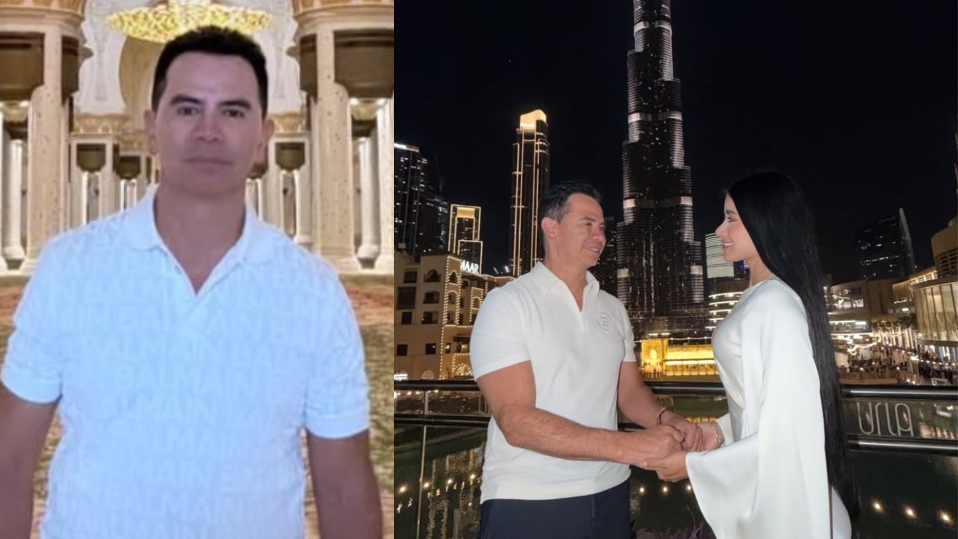 Jhonny Rivera casi se mete en líos en Dubái por amoroso acto con su esposa