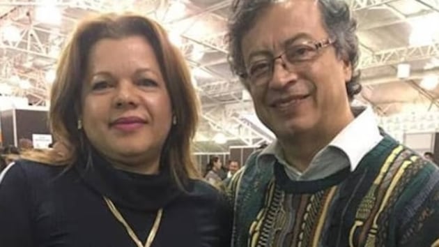 Mary Luz Herrán y Gustavo Petro.