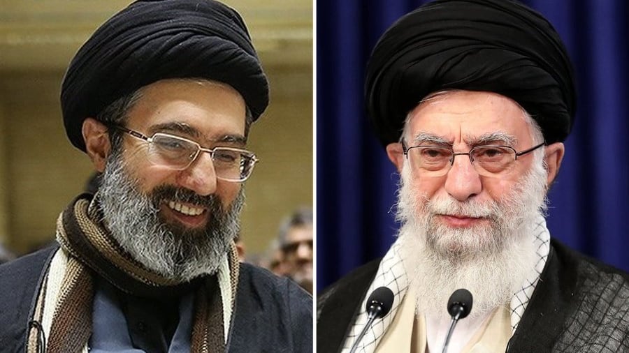 Mojtaba Jamenei y Ali Jamenei.