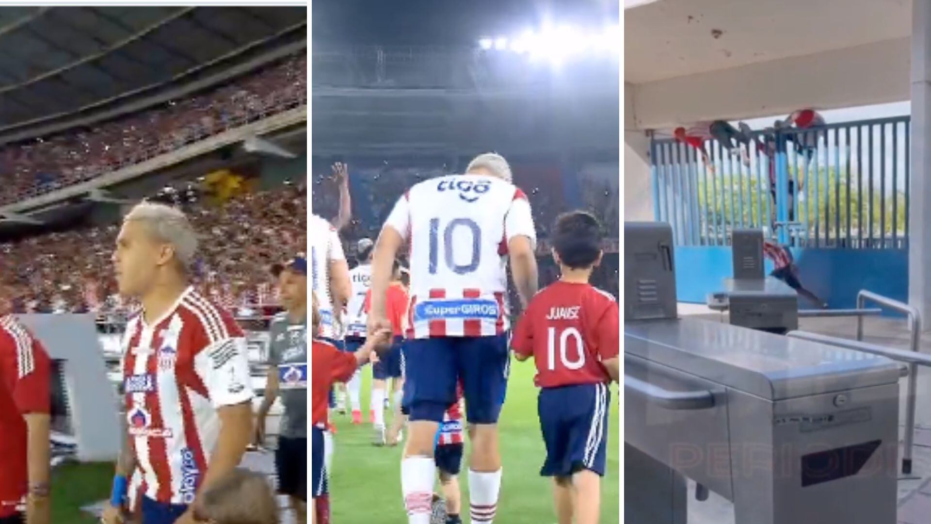 Hasta 'colados' hubo en la fiesta por el debut de Quintero.