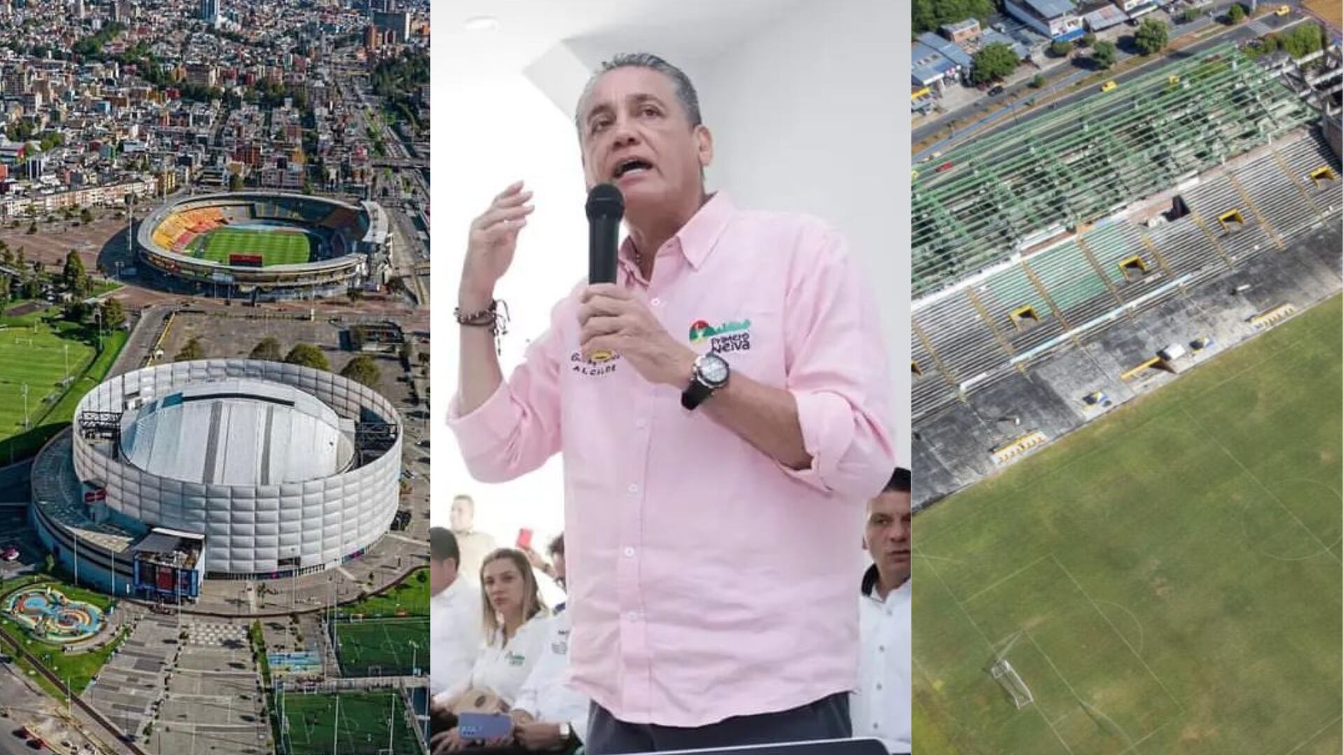 Alcalde de Neiva comparó el Estadio Guillermo Plazas Alcid con el Movistar Arena de Bogotá