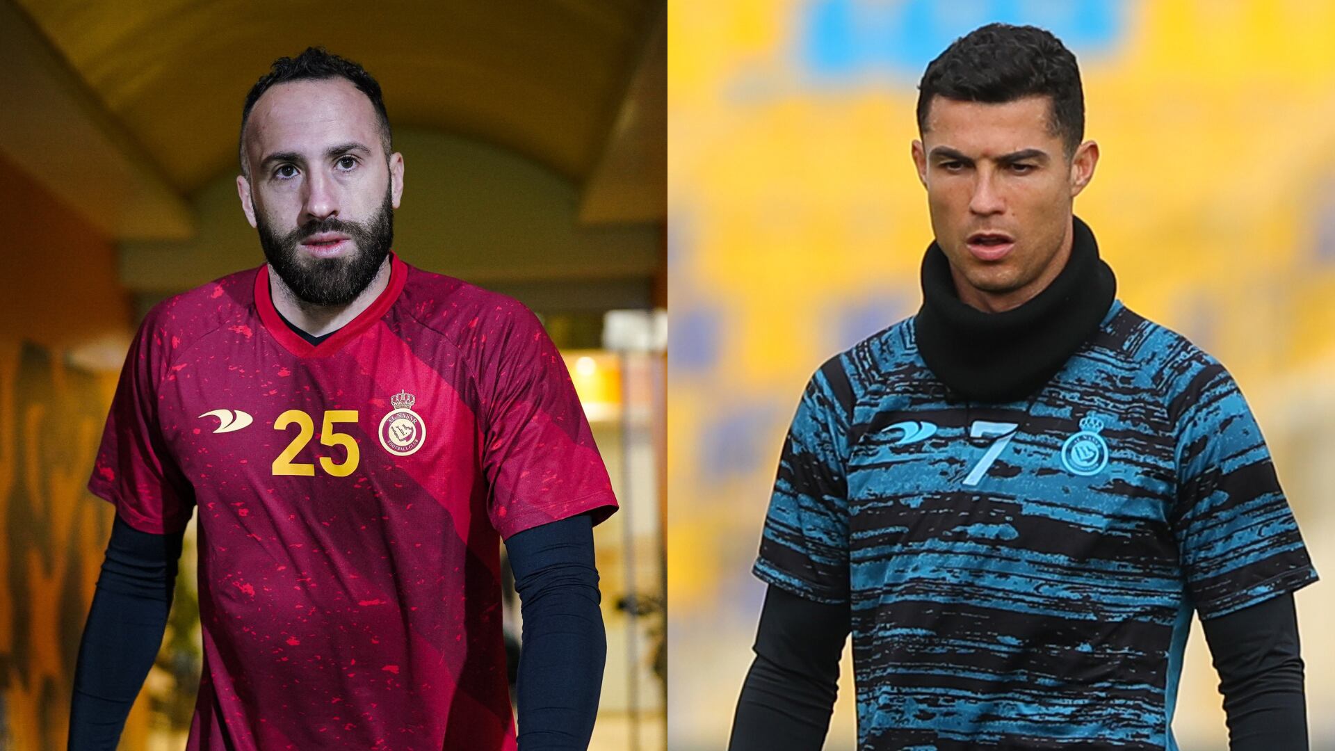 Fotos de Cristiano Ronaldo abrazando a David Ospina