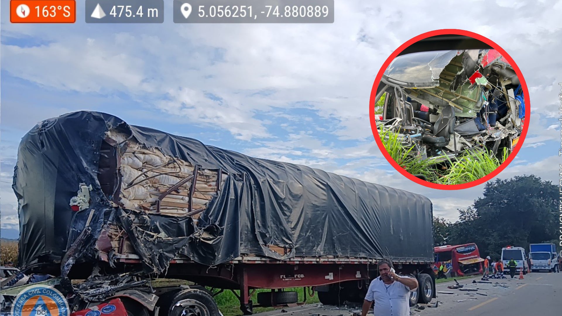 Accidente vial en el Tolima.