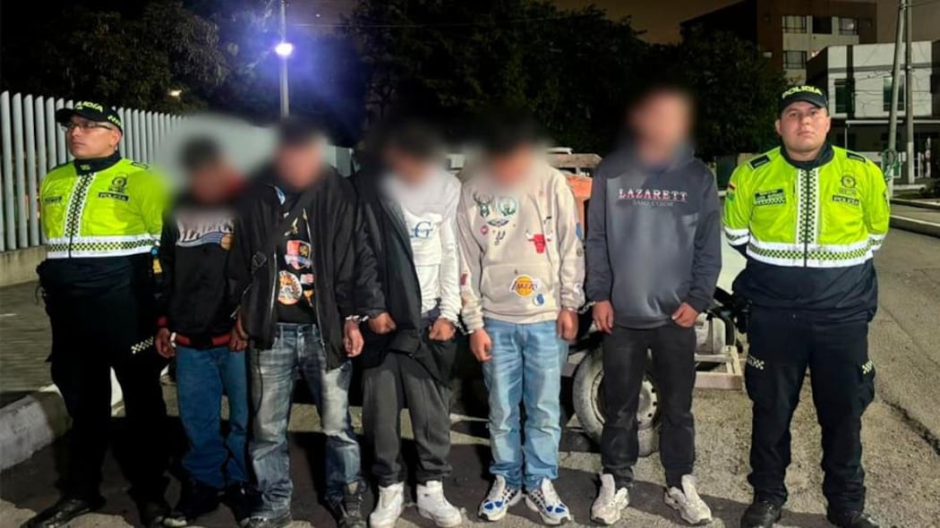 Capturaron a los cinco delincuentes que robaron una mezcladora en Tunjuelito.