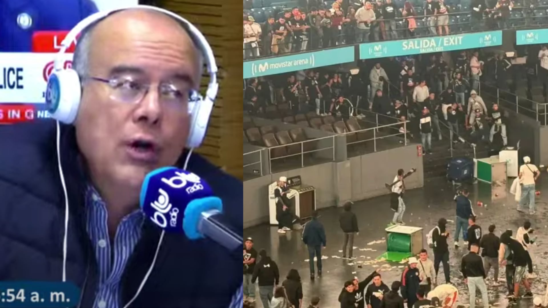 Ricardo Orrego reclamó mayor seguridad en el Movistar Arena tras concierto de Damas Gratis
