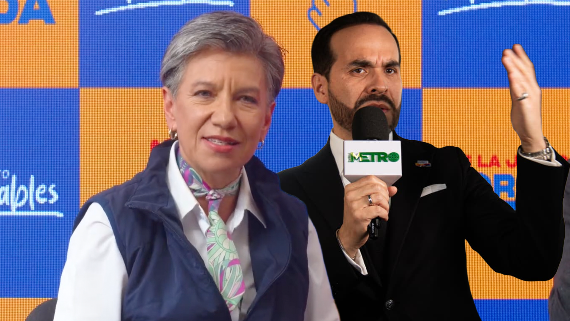 Claudia Lopez y Abelardo De La Espriella