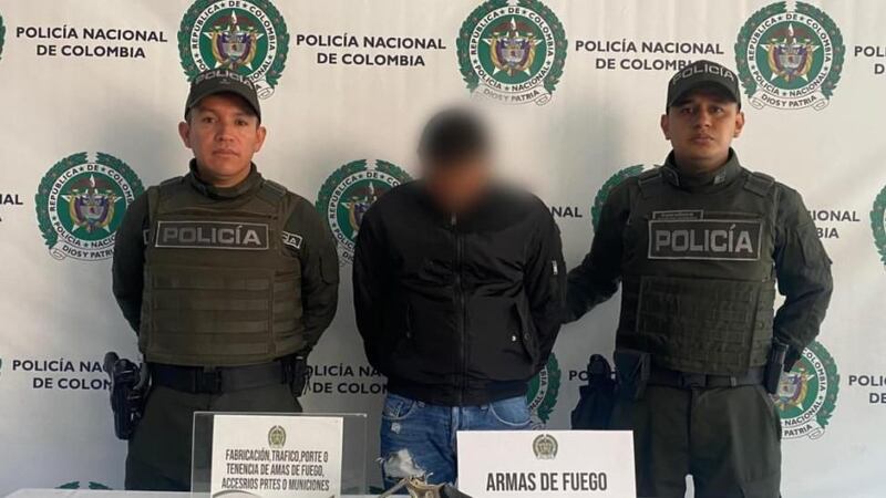 Cayó alias ‘Caquetá’, exintegrante de las Farc, que integraba red que alquilaba armas para robos en Bogotá