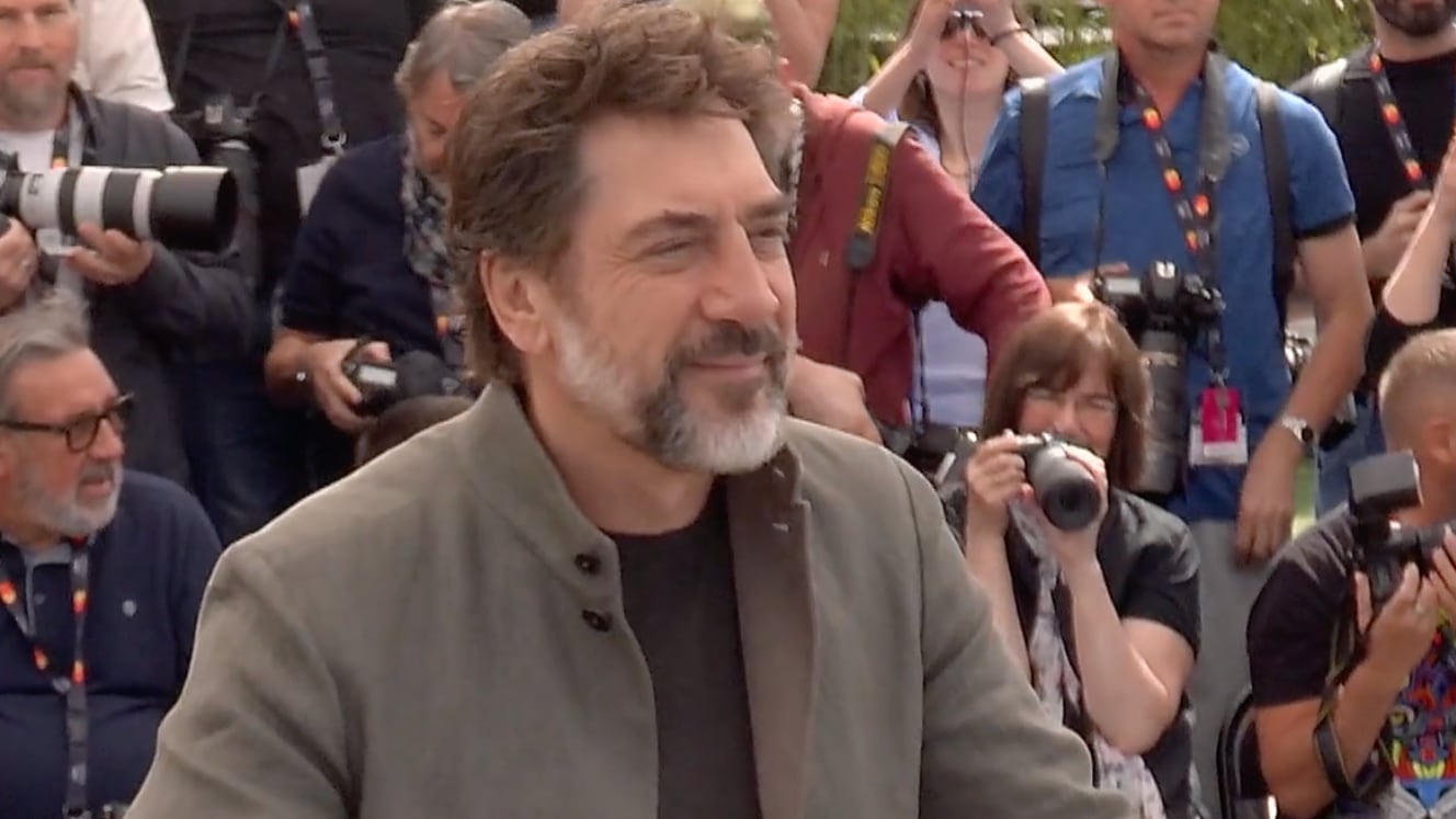 El actor español Javier Bardem, de 57 años, está en el festival de cine presentando su má reciente película ‘El ser querido’. Foto: captuta de pantalla.