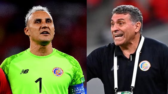 Keylor Navas y Luis Fernando Suárez