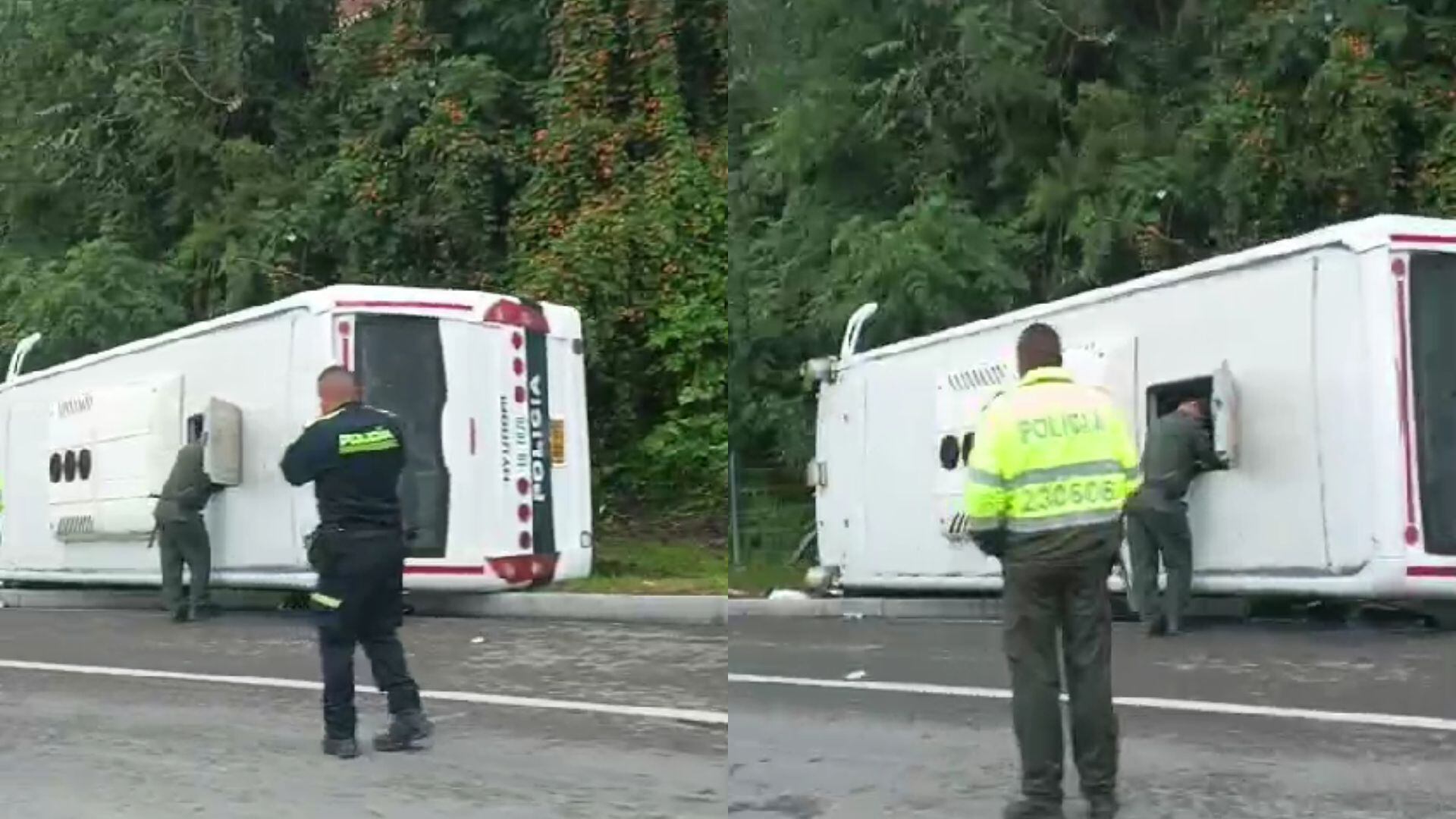 Accidente vía Bogotá-Girardot