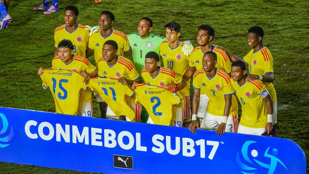 Definido el rival de Colombia, fecha y hora para la final del Sudamericano sub-17