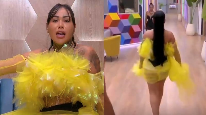Vestido de Yina Calderón en ‘La Casa de los Famosos Colombia 2’ desató los memes en redes sociales
