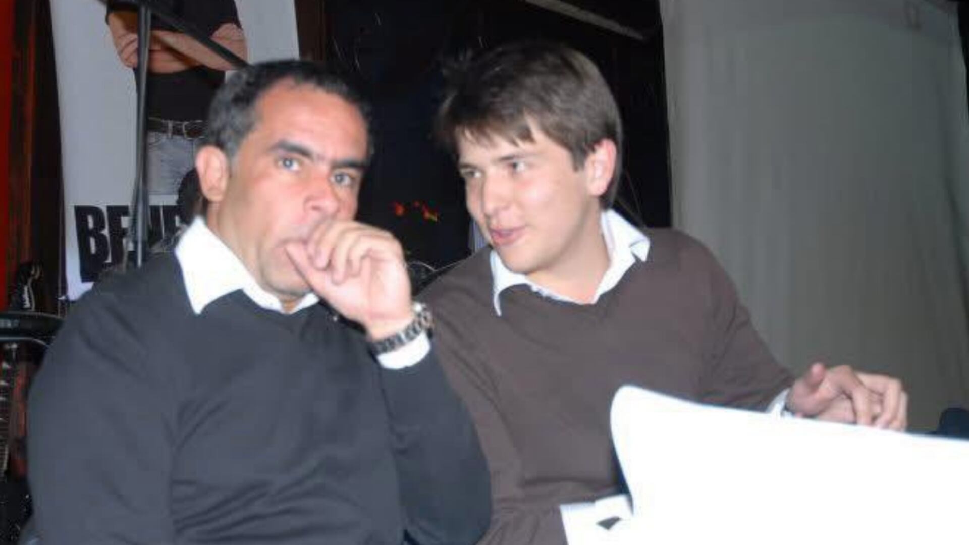 Armando Benedetti y Miguel Uribe Turbay.