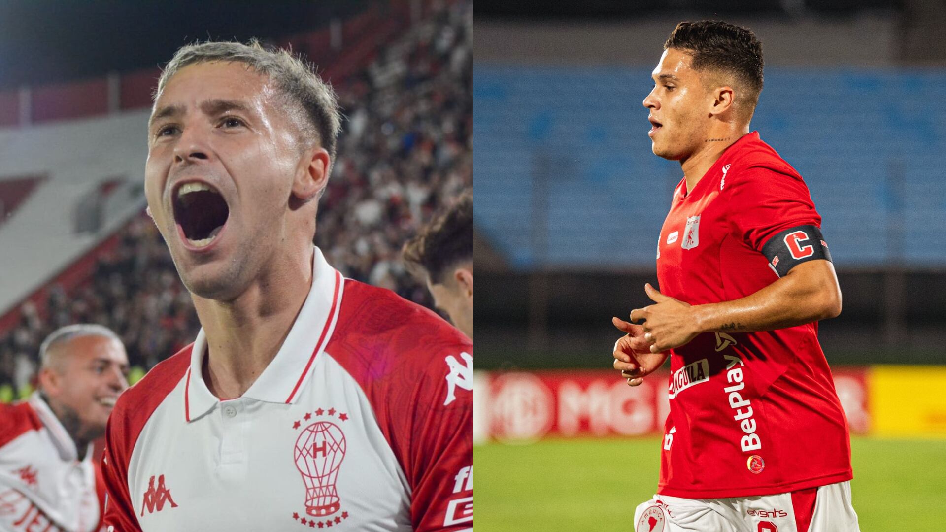 Huracán y América - Fotos: Redes sociales de los equipos