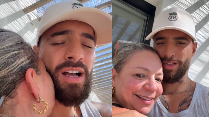 Maluma le dio en la nostalgia a su mamá con amoroso regalo de cumpleaños; “Te amo mucho”