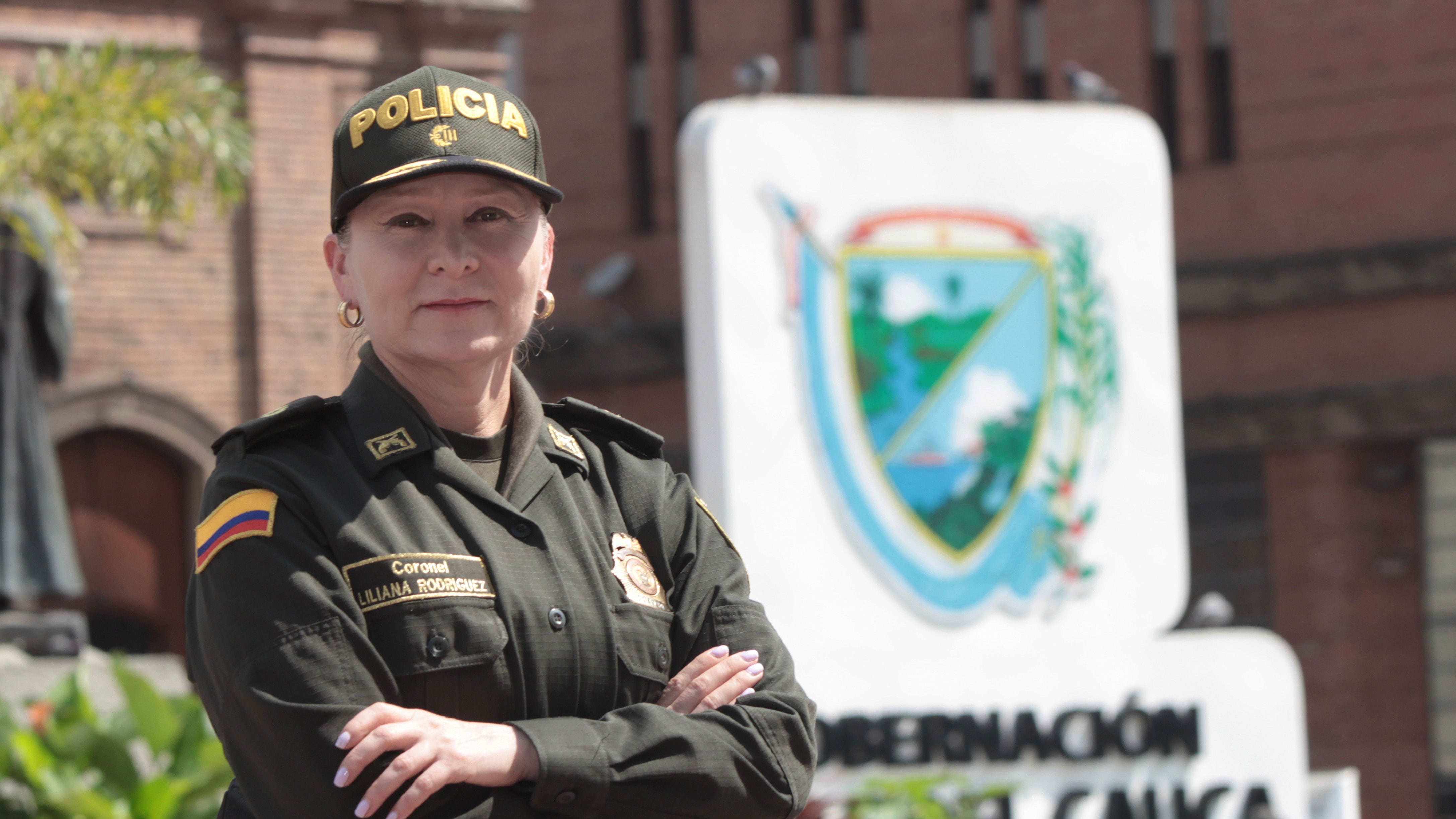 La primera comandante de la Policía Valle del Cauca.