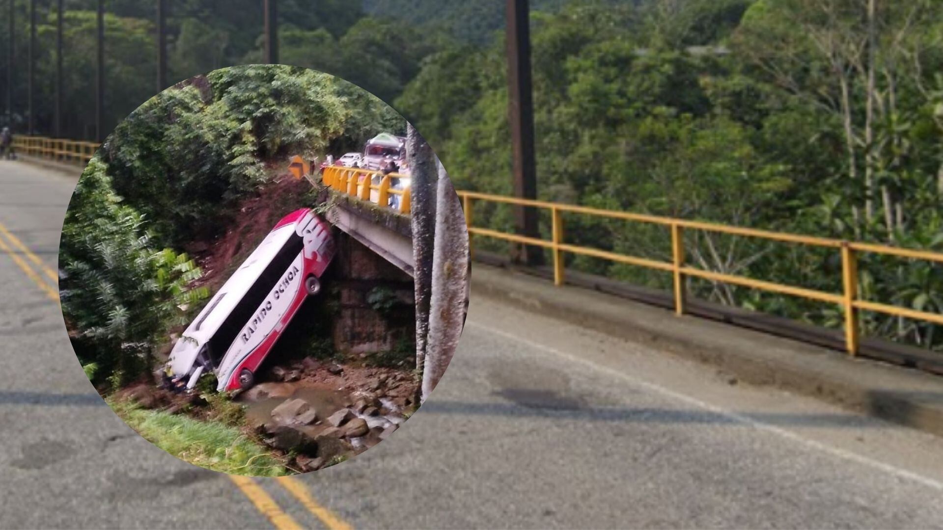 Accidente vía Bogotá-Medellín