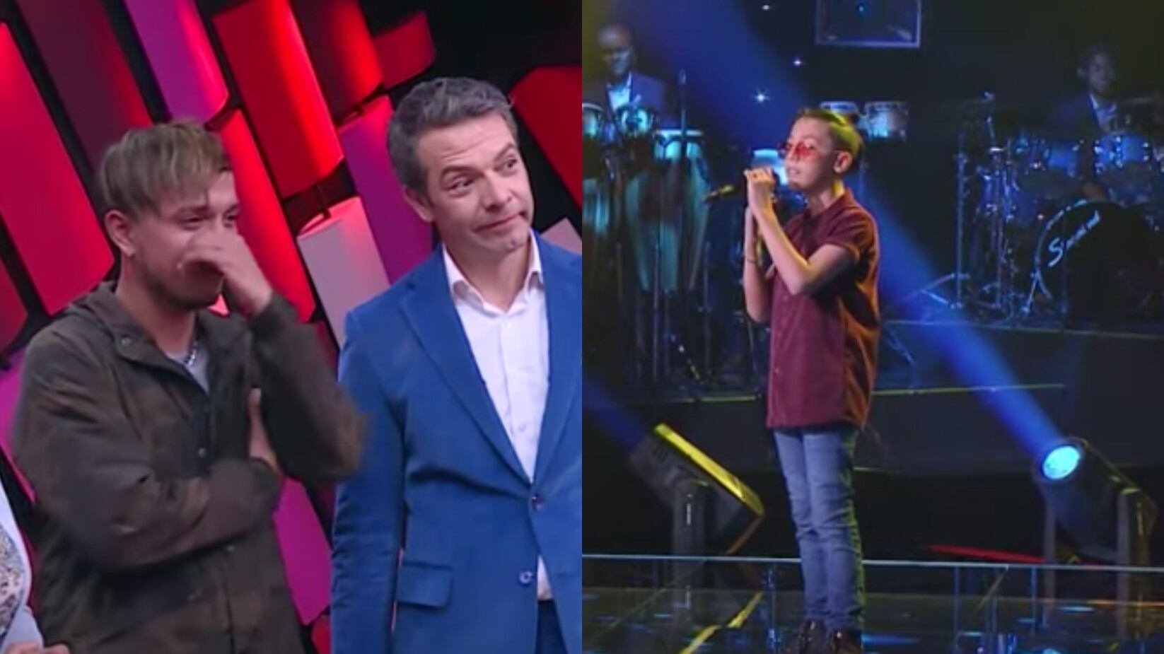 Andy llegó desde Venezuela a cantar Creo en Ti de Reik en La Voz Kids y le dedicó un bello mensaje a su hermano.