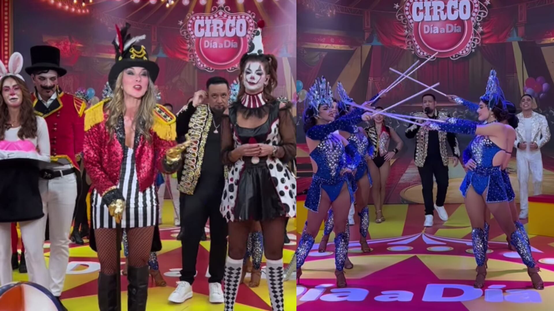 Presentadores de ‘Día a Día’ sorprenden con originales disfraces para celebrar Halloween