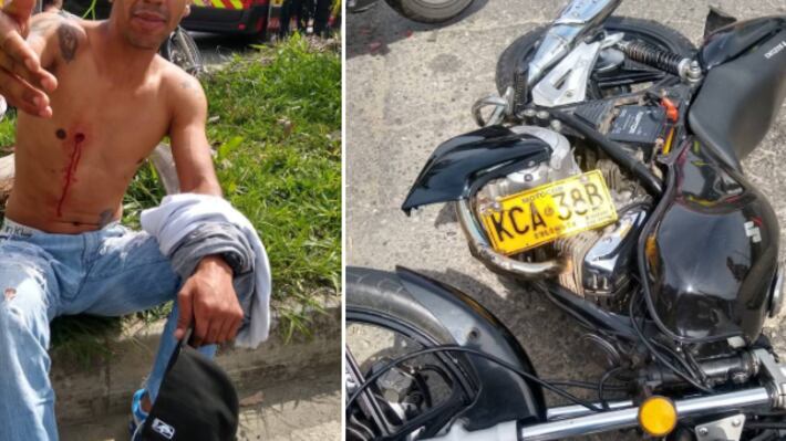 Le disparan en el pecho a ladrón en Medellín.