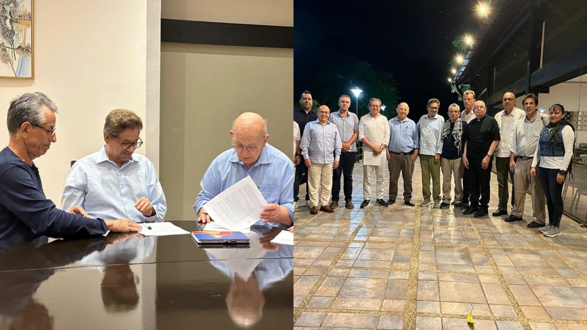 Iván Marquez inicia diálogos de paz con el gobierno, en cabeza de su organización criminal, llamada 'Segunda Marquetalia'.