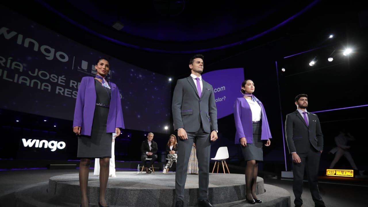 Wingo presentó sus nuevos uniformes, diseñados por estudiantes de la Universidad Pontificia Bolivariana