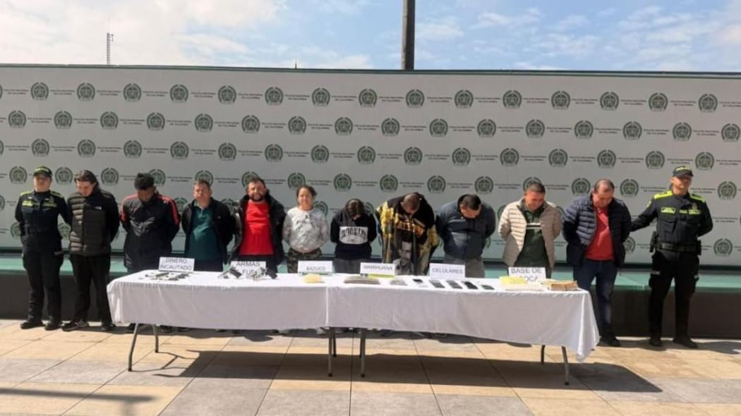 Capturan a los ‘Scarface’, banda dedicada al microtráfico en Bogotá.