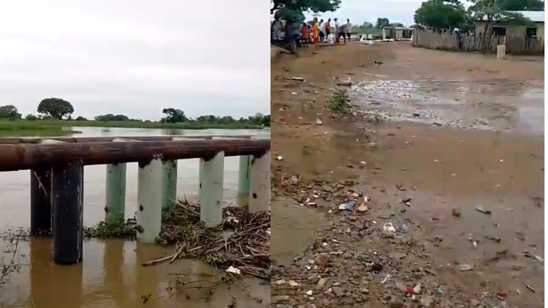 Video: una comunidad de Ayapel, Córdoba, hace angustioso llamado ante riesgo de inundación