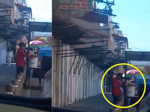 Graban a vendedor de gelatinas escupiendo y echando mocos a su producto ¿En dónde fue?