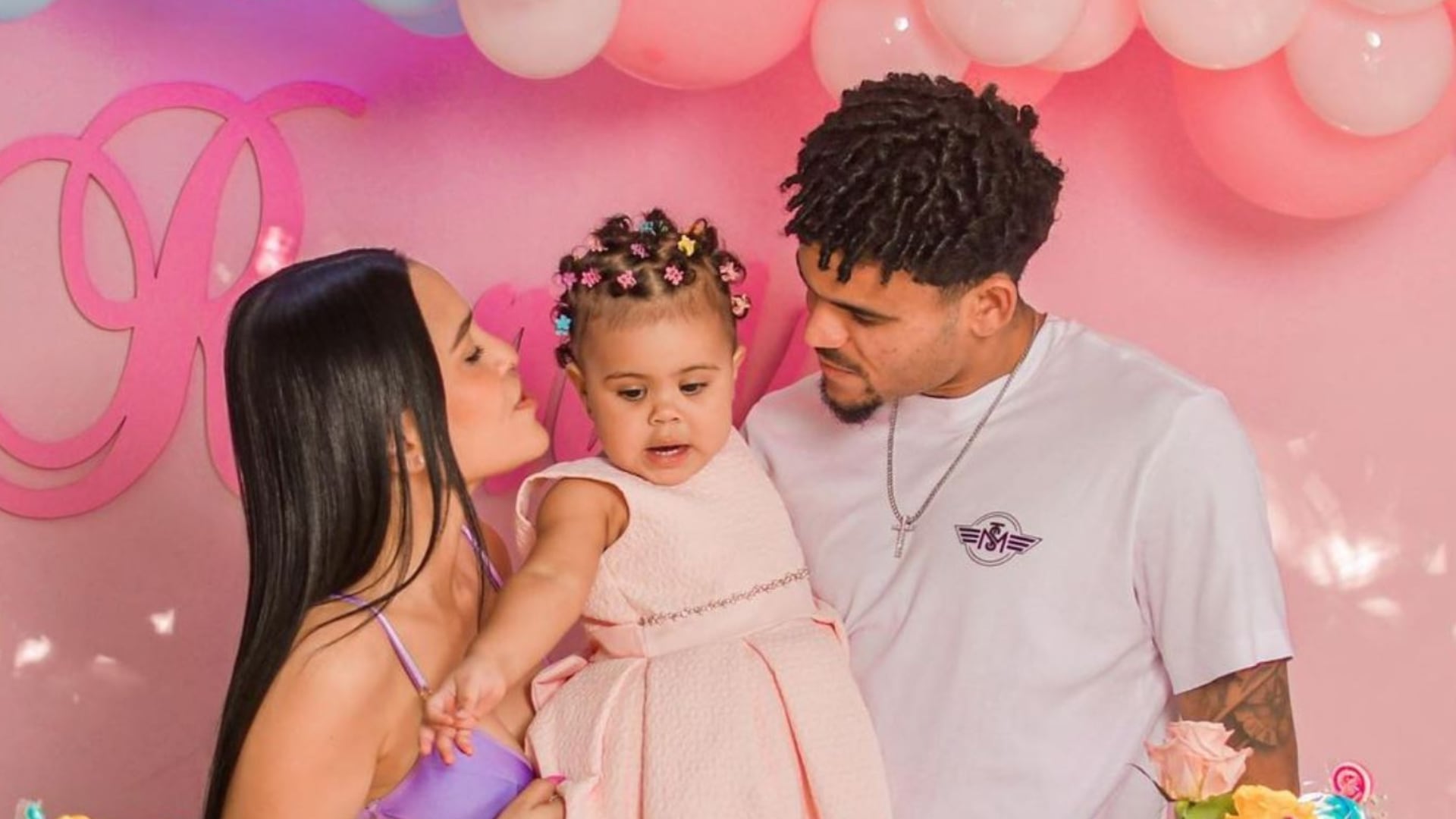 Hija de Luis Díaz ya va al gimnasio