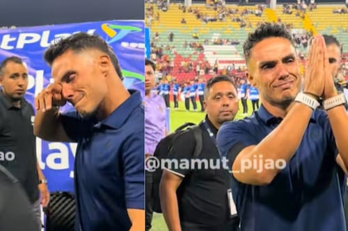 Lucas González no pudo evitar el llanto al perder la final contra el Junior; pidió perdón a hinchas del Tolima