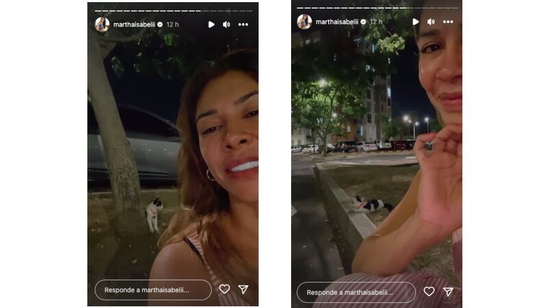 Martha Isabel Bolaños y su "vecino"