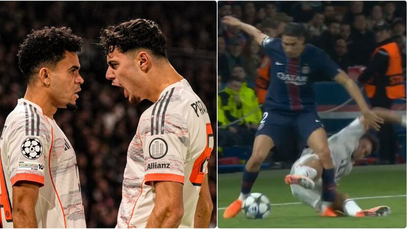 Luis Díaz vio la roja y rompió un registro único en toda la historia de la Champions League